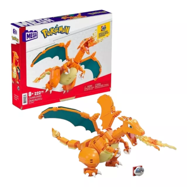 Mega Charizard X Y (Battle) Pokemon Moncolle Figure Set Takara Tomy  1.9-2.6in