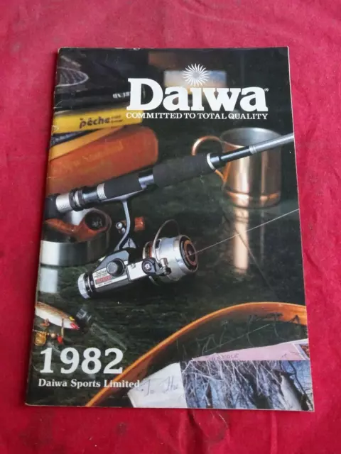 A VINTAGE DAIWA Fishing Catalogue For 1982 £14.99 - PicClick UK