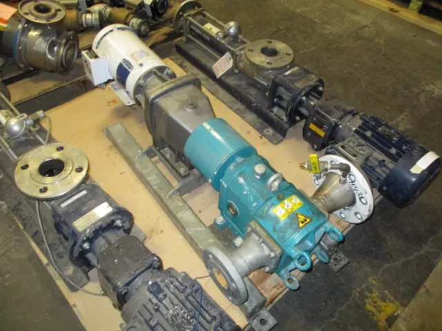 Borger Rotary Lobe Pump AL50 2HP 269RPM 208-230/460V 3Ph Used