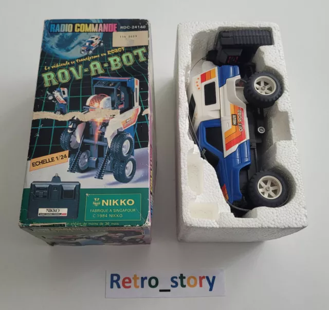 Rov-A-Bot - Voiture Radio Commandée - Robot Transformable - NIKKO - 1984