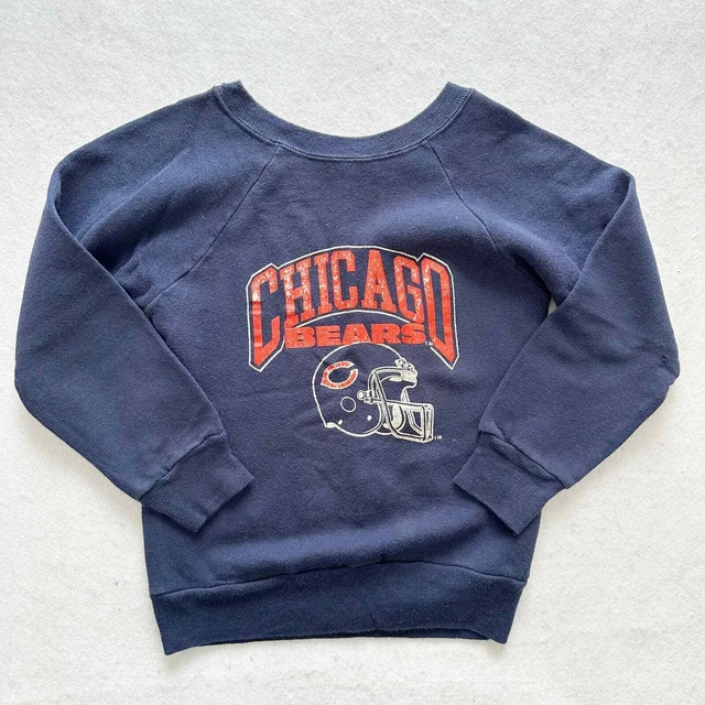 Vintage 80s Champion Chicago Bears Kids Sweatshirt: 8/10y