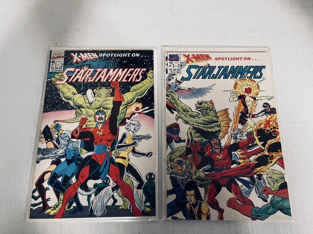 Marvel-X-Men Spotlight on Starjammers #1-2 Complete Series-1990 FN/VF