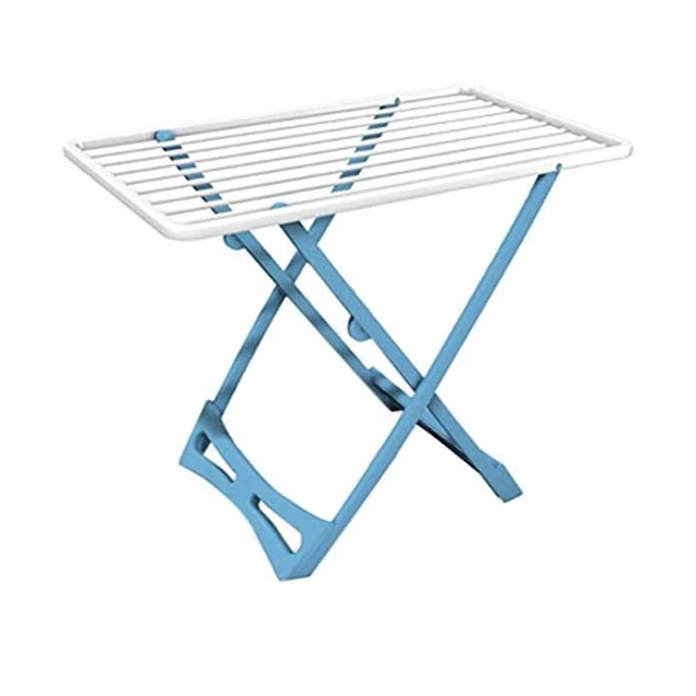 Stendibiancheria Da Pavimento GIMI Zaffiro - 20 Metri Capienza, Resina 100%, Bianco 126x60x10 Cm - Foto 2