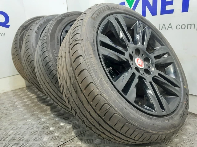 Set 2021 Genuine 18 Inch JAGUAR XF Alloy Wheels & Tyres LX63-1007-AA "CHALICE"