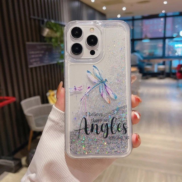 For iPhone Samsung VIVO Quicksand Liquid Glitter Phone Case Cover Luxury Women