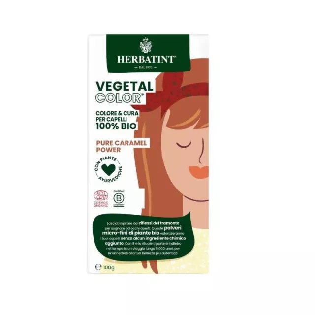 HERBATINT Vegetal color - Organic Hair dye - Pure Caramel Power