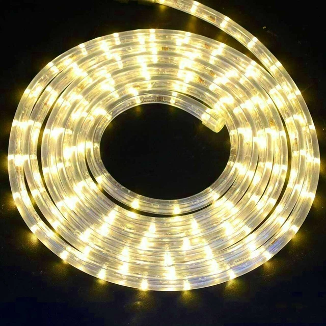 Solar Powered Outdoor String Lights Garden Tree Patio LED Rope Fairy Lighting UK