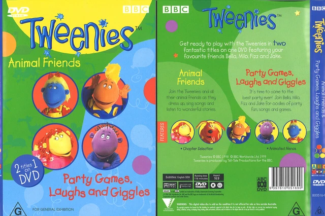 TWEENIES ANIMAL FRIENDS Vintage TWEENIES Tv Show CD Will