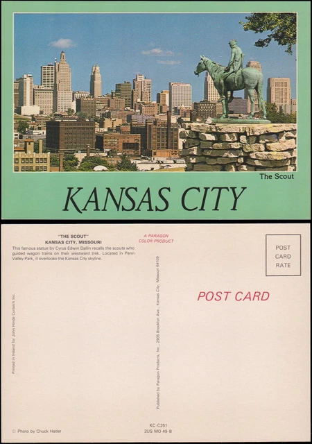 unused, The Scout, Kansas City MO, Penn Valley Park, by Cyrus Edwin Dallin
