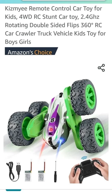 Remote Control Car Toy for Kids, 4WD RC Stunt Car toy, 2.4Ghz Rotatin...