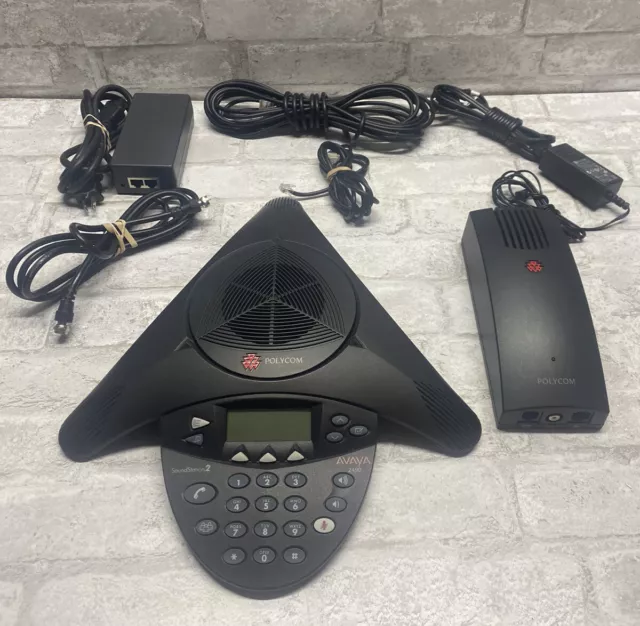 Polycom SoundStation 2 Avaya 2490 Conference Phone Part # 2201-16375-601