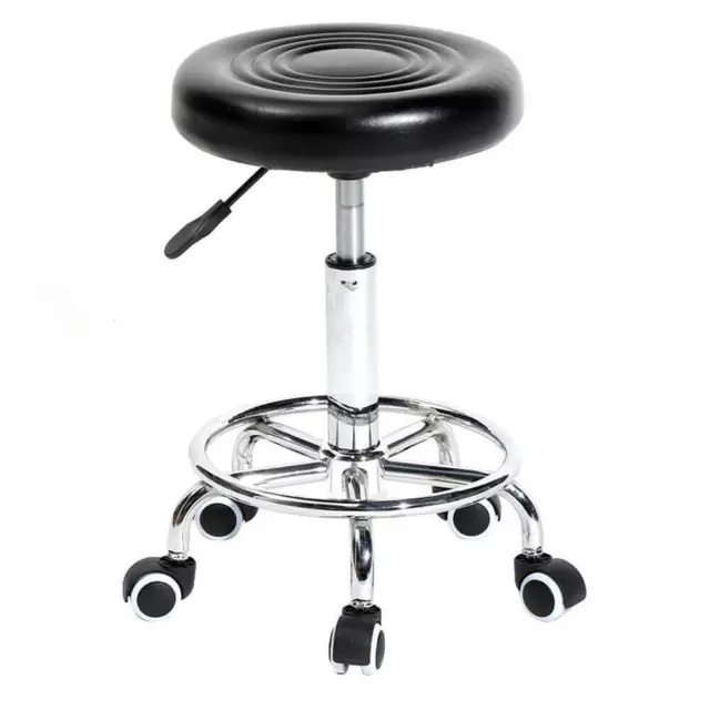 Hydraulic Tattoo Salon Adjustable Stool Massage Facial Spa Beauty Rolling Chair