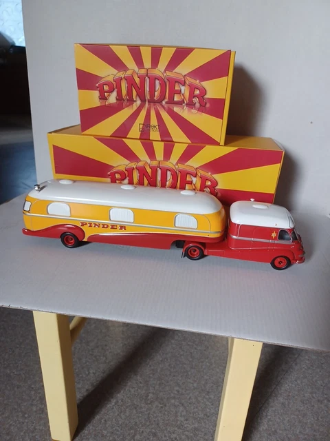 CAMION SAVIEM SUPER gallion et caravane Pinder 1/43 EUR 35,00 - FR