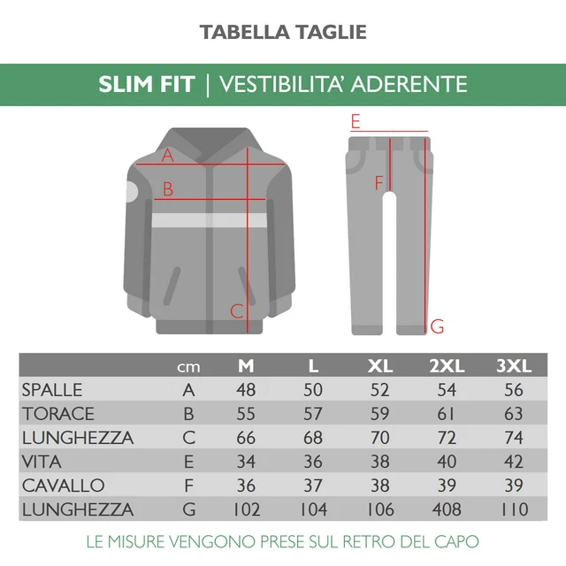 Tuta Uomo Invernale Completo Caldo Cotone Sportivo Bande Felpa + Pantalone VEQUE 2