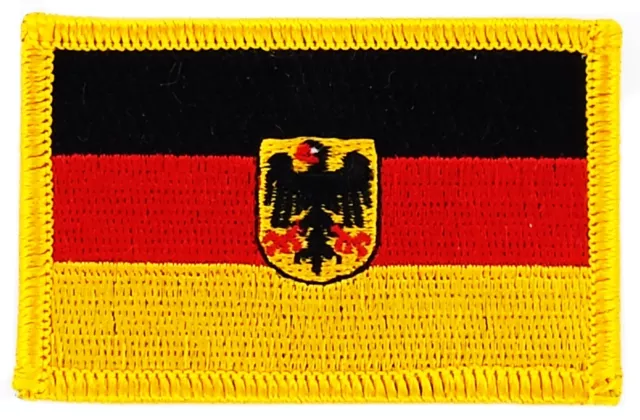 Toppe Toppa PATCH GERMANIA IMPERIALE Bandiera banderina ricamata termoadesivo