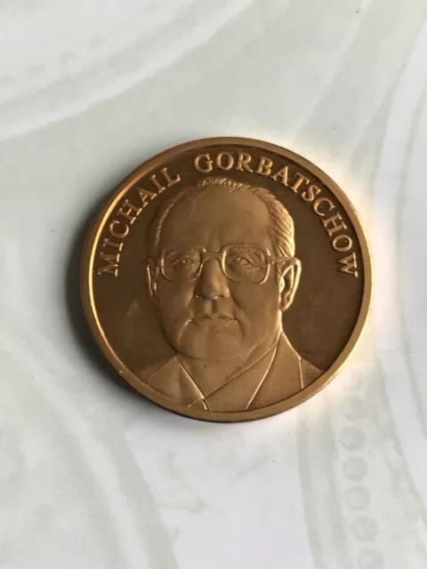 Michail Gorbatschow Personalities Of World History Russia Medal Coin