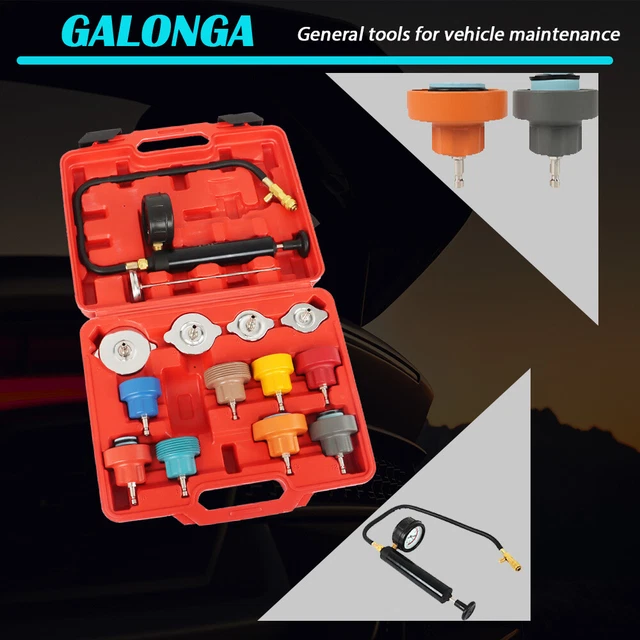 UNIVERSAL RADIATOR PRESSURE Tester Cooling System Head Gasket Leak