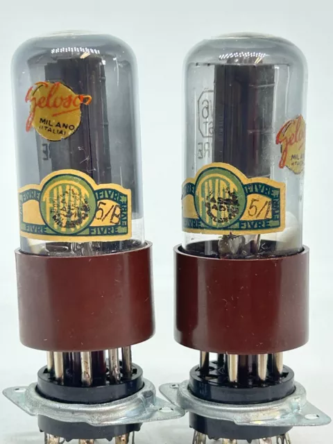 6v6 5s2d 6v6gt cv508 Fivre Italy tube pair tubes same code matched valve select