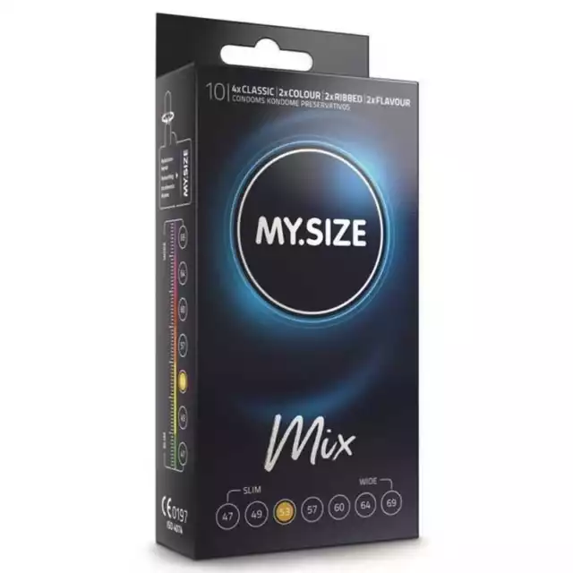 My Size Mix Préservatifs 53 Mm Norme Ce Protection Mst