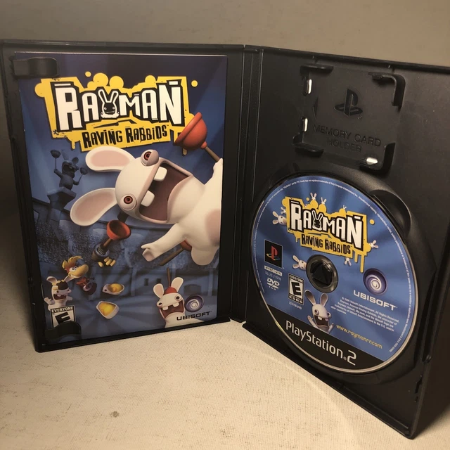 RAYMAN RAVING RABBIDS Sony PlayStation 2 PS2 Complete CIB Tested Fast ...