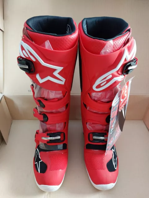 Alpinestars Tech 7 Boots Bottes Homme Motocross Enduro Rouge 45.5 US 3