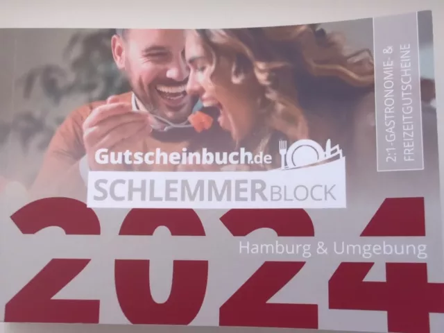 HH Gutscheinbuch  Schlemmerblock 2024 Hamburg und Umgebung gültig ab sofort neu