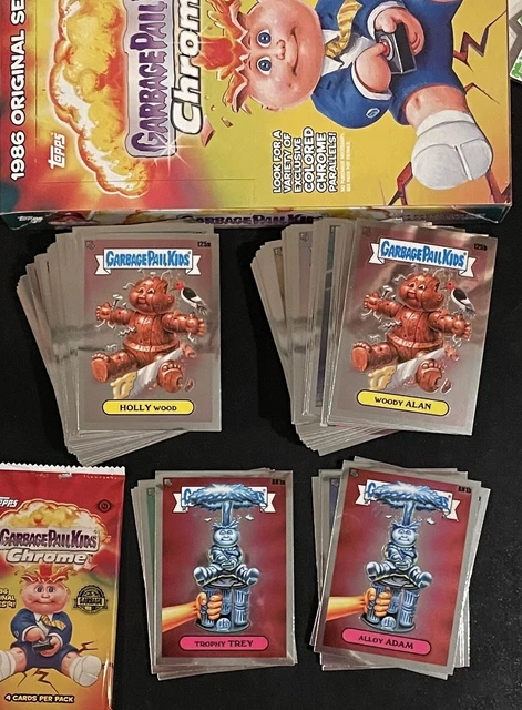 2021 Garbage Pail Kids Chrome Series 4 Base Variation Set 100+4 Cards + Wrapper