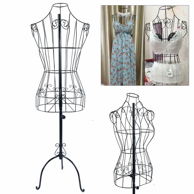 WIRE MANNEQUINS FEMALE Upper Body Torso Mannequin Dummy Clothing Dress