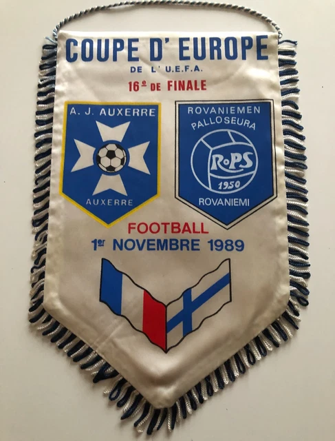 Fanion De Football FC Nantes Vs Torino – Coupe UEFA 1986-87 – 32e Finale