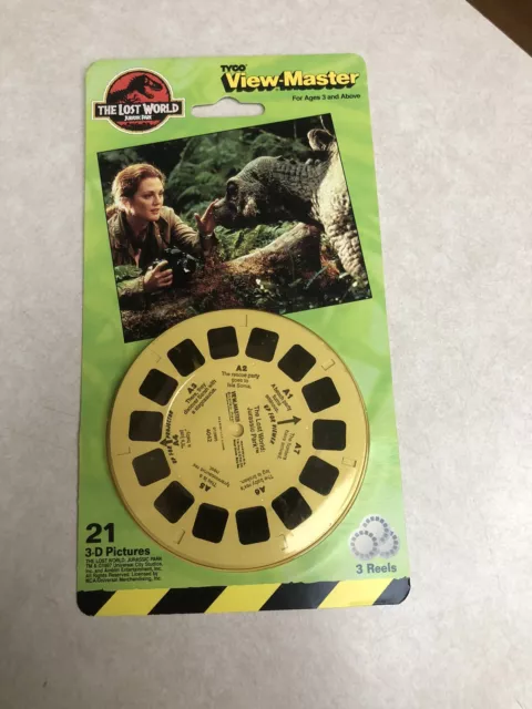VIEW-MASTER 4042, JURRASSIC Park, The Lost World, Tyco, 3 Reel Set New  Vintage $17.66 - PicClick