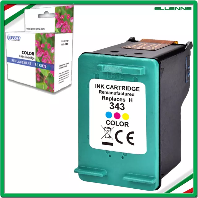 Cartuccia Compatibile Con Hp 343 Xl Colore Deskjet 5940  Officejet Photosmart ✅