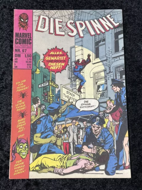 Marvel Comic Williams Die Spinne Nr. 97 Spiderman Deutsch JF265