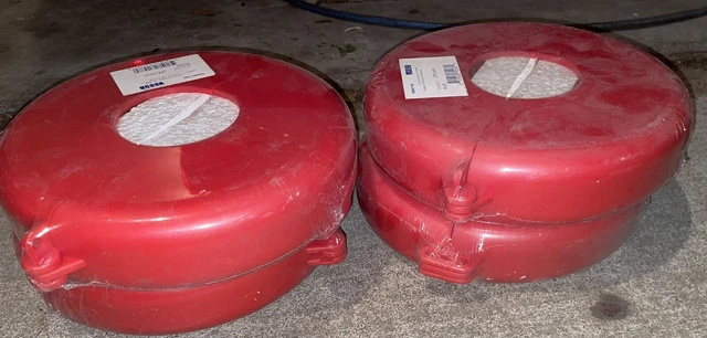 2 Each VS09R Red Lockout Tagout Valve Cover 6.5" - 10" Safety Lock & Tag Out 2X