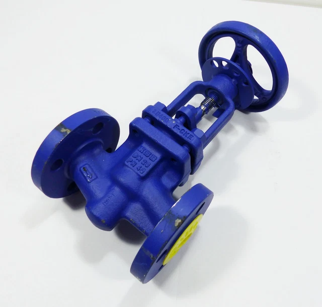 KSB 1.0460 Valvola di intercettazione con flange + volano DN20 PN40 - inutilizzato-