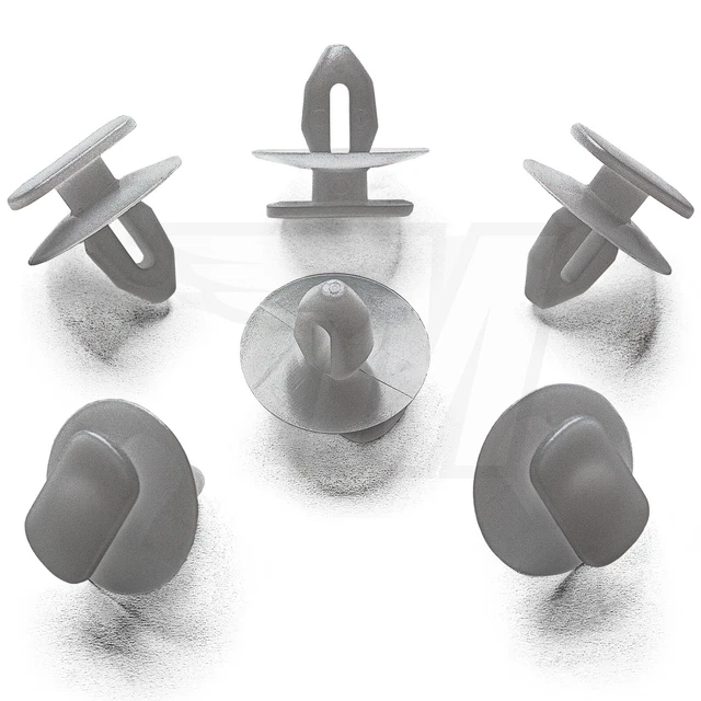 15 Clips De Fixation Intérieur Pour Ford - Référence 6199072, Blanc, Pour Habitacle