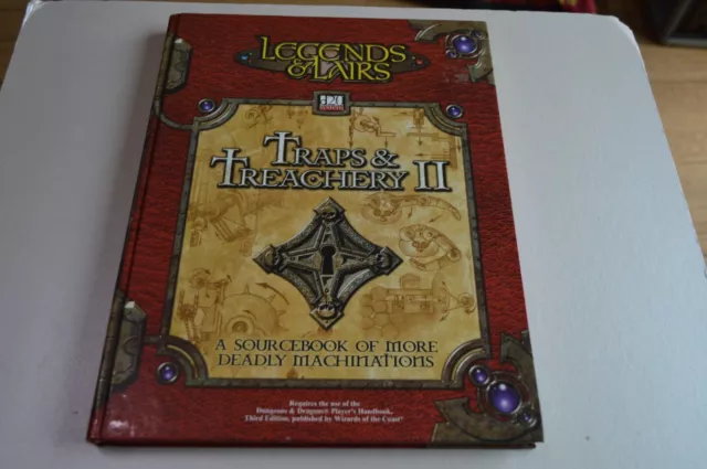 D20 FFG Traps & Treachery II A Sourcebook RPG Hardback