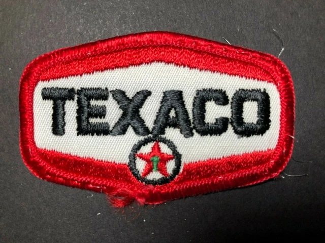 Vintage NOS Sew On Stitched / Embroidered Uniform / Hat Texaco Patch