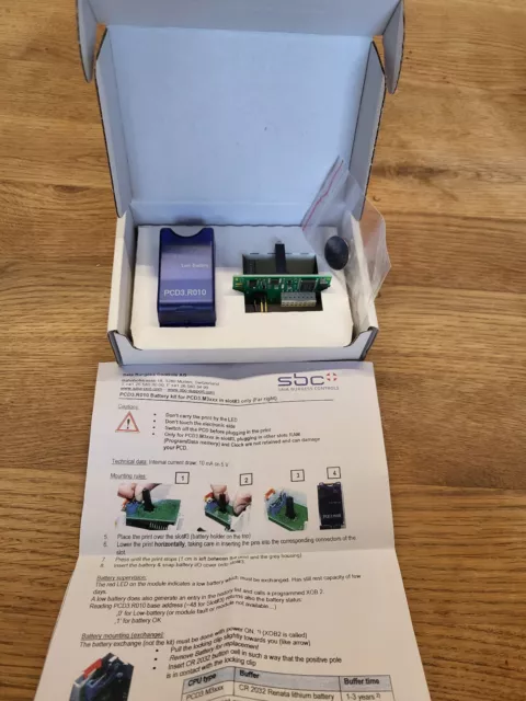 PCD3.R010 Batterie-Modul für PCD3.M3xxx Saia-Burgess Controls AG