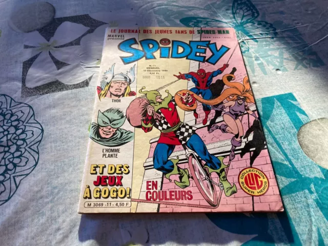 Spidey N°11 ( Lug) En Ttbe+ Eo 12/80 ( Voir Mes Photos)