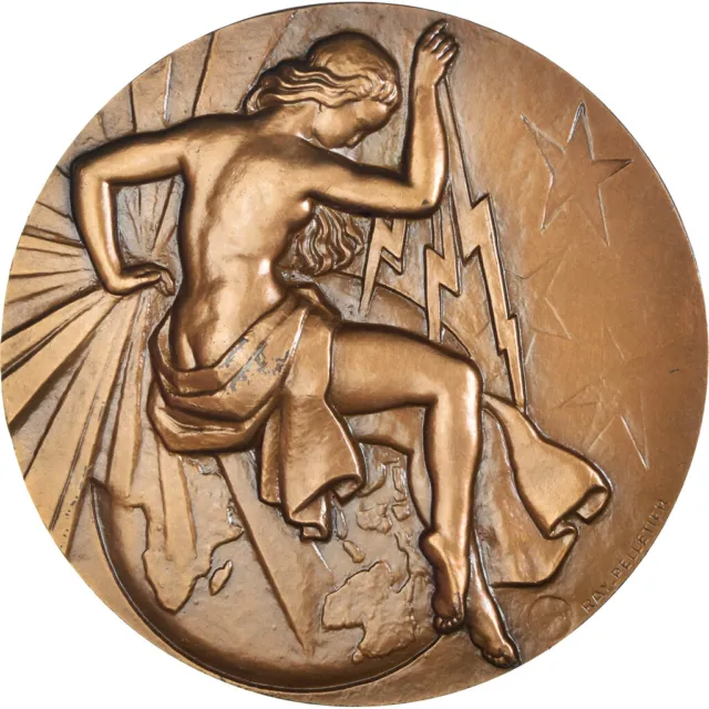 [#1152423] Frankreich, Medaille, Art Déco, Syndicat Général de la Construction