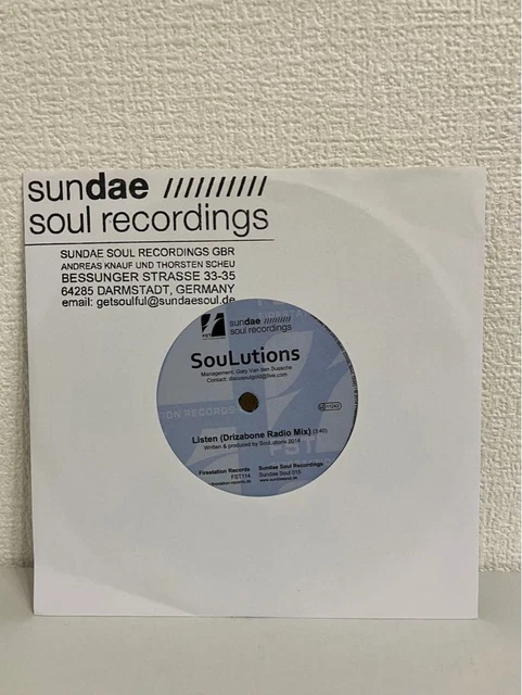 45 SOULUTIONS - Listen Drizabone Remix EUR 845,89 - PicClick ES