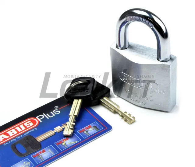 ABUS 88/50 Padlock Keyed Alike Series Plus keys & code card 3/8" - 10mm shackle 3
