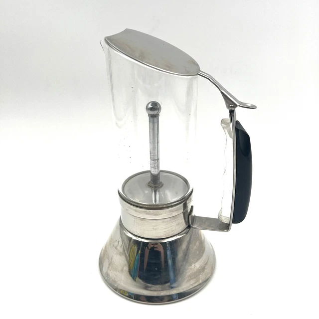 Cafetera Moka - Bellavista - Flashdue - Inoxpran Vintage Vidrio 2 Tazas
