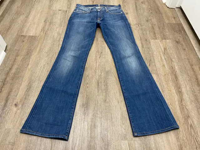 ✅7 For All Mankind Jeans ✅Womens ✅26 ✅ The Skinny Bootcut ✅Stretch ✅Denim