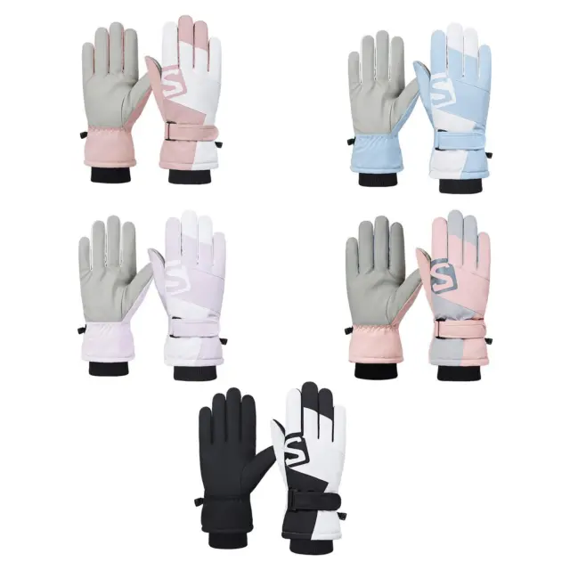 Gants de ski d'hiver gants chauds écran tactile gants de neige coupe-vent gants