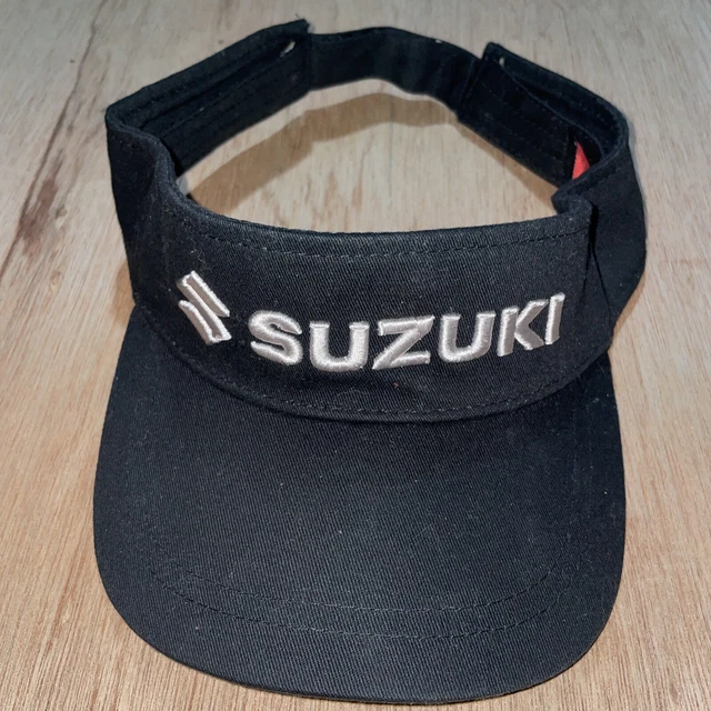 Vintage SUZUKI Racing Style Sun Visor Adjustable Hat!