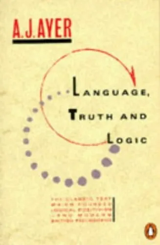 Language, Truth and Logic by Ayer, A J Paperback Book The Cheap Fast Free Post