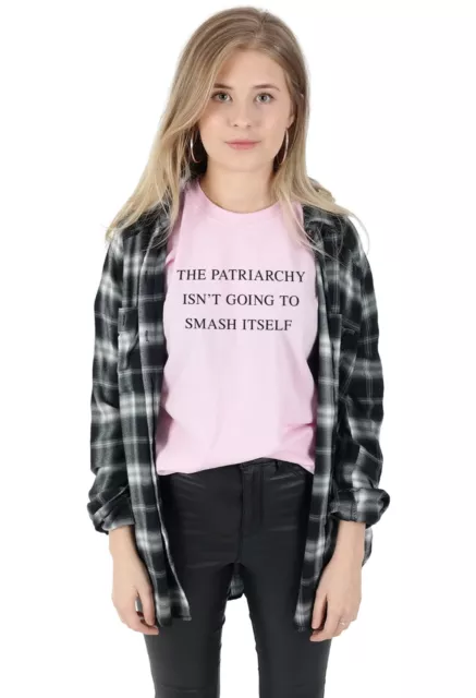 T-Shirt The Patriarchy Isn't Going To Smash Itself Slogan feministischer Feminismus