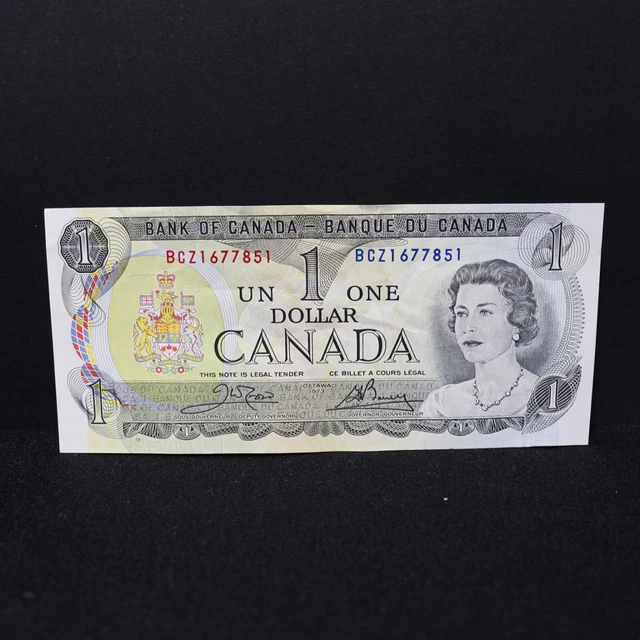 $1.00 Canadian Dollar Vintage collectible 1973 Crow Bouey