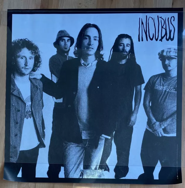 INCUBUS 2004 Crow Left Of The Murder Promotional B&W poster Flawless! 24 X 24